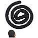 Dirty Braids Ponytail Wrap, Parrucca Dreadlocks A Spirale Con Coda Di Cavallo Alta Black - Foto miniatura 3