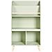 Libreria A 3 Ripiani Liloet 102 Cm Verde Chiaro - Foto miniatura 3