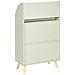 Libreria A 3 Ripiani Liloet 102 Cm Verde Chiaro - Foto miniatura 4