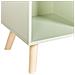 Libreria A 3 Ripiani Liloet 102 Cm Verde Chiaro - Foto miniatura 6