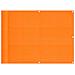 Paravento da Balcone Arancione 75x1000cm 100% Poliestere Oxford - Foto miniatura 1