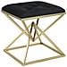 Pouf Triangoli - Oro - Metallo - 45x45x48 Cm - Foto miniatura 1