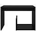 Lusso Casadino -  Tavolino Nero 59x36x38 Cm In Legno Multistrato - Foto miniatura 3
