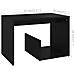 Lusso Casadino -  Tavolino Nero 59x36x38 Cm In Legno Multistrato - Foto miniatura 5
