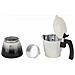 HCAF2406 caffettiera manuale Moka 0,3 L Nero, Bianco - Foto miniatura 3