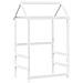 Set Dormeuse con Tetto Bianco 80x200 cm Legno Massello di Pino - Foto miniatura 5