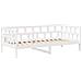 Set Dormeuse con Tetto Bianco 80x200 cm Legno Massello di Pino - Foto miniatura 6