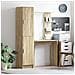 Scrivania con Spazio di Archiviazione 2 pcs Rovere Sonoma - Foto miniatura 2