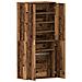 Mobile per scarpe Marrone 80 x 39 x 180 cm Legno multistrato - Foto miniatura 5