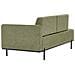 Chaise Longue Savasse Lino Sintetico Verde - Foto miniatura 4