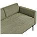 Chaise Longue Savasse Lino Sintetico Verde - Foto miniatura 5
