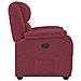 Poltrona Reclinabile in Tessuto Rosso Vino - Foto miniatura 4