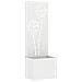 Vaso da Giardino con Pannello Decorativo Bianco 50 x 140 cm - Foto miniatura 1