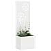 Vaso da Giardino con Pannello Decorativo Bianco 50 x 140 cm - Foto miniatura 3