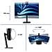 Monitor 34" VA Curvo 34B2U3600CH / 00 Wide Quad HD Tempo di risposta 4 ms - Foto miniatura 6