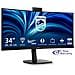 Monitor 34" VA Curvo 34B2U3600CH / 00 Wide Quad HD Tempo di risposta 4 ms - Foto miniatura 5