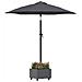 Base per Parasol con Vaso Antracite 45 x 45 x 45 cm Acciaio - Foto miniatura 3
