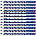 EASYcolors - Matita colorata Ergonomica - per Destrimani - Confezione da 12 - Blu Oltremare - Foto miniatura 1