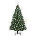 Albero di Natale artificiale con 300 LED Verde 240 cm - Foto miniatura 3