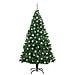 Albero di Natale artificiale con 300 LED Verde 240 cm - Foto miniatura 4