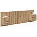 Testata con Comodino 3 pcs Rovere artigianale Legno multistrato - Foto miniatura 3