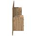 Testata con Comodino 3 pcs Rovere artigianale Legno multistrato - Foto miniatura 8
