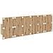 Testata con Comodino 3 pcs Rovere artigianale Legno multistrato - Foto miniatura 9