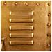 Credenza In Metallo Marrone 152x35x71h - Foto miniatura 7