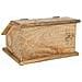 Portagioie In Legno Dipinto A Mano Marrone 24x20x12,5h Cm - Foto miniatura 6