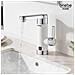 Ih1203 Rubinetto Elettrico Con Scaldabagno Istantaneo, Acqua Calda Subito Display 3600w Bianco - Foto miniatura 2