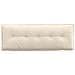 Cuscino per Schiena Beige 140 x 50 cm Tessuto in Microfibra - Foto miniatura 6