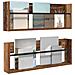 Scaffale per riviste 2 pcs Legno vecchio 80 x 12 x 30 cm - Foto miniatura 3