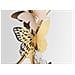 Specchio Con Cornice Farfalla 27-multicolore-metallo-81x3x52,5 Cm - Foto miniatura 3