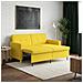 Divano Letto Estraibile Giallo Chiaro Tessuto - Foto miniatura 4