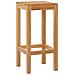 Sgabello da bar 4 pcs Naturale 35 x 35 x 75 cm - Foto miniatura 3