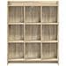 Libreria Rovere Sonoma 87,5 x 30 x 111 cm Legno ingegnerizzato - Foto miniatura 3