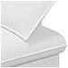 Loveseat con bottoni imbottiti Bianco 111 x 68 x 80 cm Tessuto - Foto miniatura 6