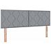 Letto box spring con materasso Grigio Chiaro 160 x 200 cm - Foto miniatura 5