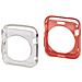 1x2 protezione Crystal Apple Watch 42mm trans / rosso - Foto miniatura 4