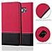 Custodia Compatibile Con Samsung Galaxy S7 Edge In Rosso Nero - Coperchio Protettiva Con Chiusura Magnetica, Funzione Stand E Tasca Per Le Carte - Foto miniatura 5