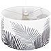 Lampada A Sospensione Motivo A Palme Bianco / Grigio Ziller - Foto miniatura 11