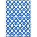 Tappeto Da Esterni Blu E Bianco 120x180 Cm In Pp - Foto miniatura 2