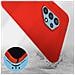 Cover In Silicone Semirigido Samsung Galaxy A32 5g Con Finitura Soft Touch Rossa - Foto miniatura 2
