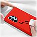 Cover In Silicone Semirigido Samsung Galaxy A32 5g Con Finitura Soft Touch Rossa - Foto miniatura 4