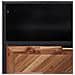 Mobile Porta Tv 100x35x45 Cm In Legno Massello Di Acacia E Mdf - Foto miniatura 4