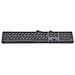 Tastiera Usb Layout Francese (azerty) Con Tastierino Numerico, 110 Tasti, 2 X Usb 2.0 - Alluminio - Foto miniatura 3