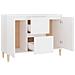 Credenza Bianca 101x35x70 cm in Legno Multistrato - Foto miniatura 4