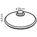 Coperchio tondo in vetro Ø 24 cm - Foto miniatura 2