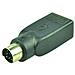 2-Power PS / 2 Male - USB Type A USB Type A PS / 2 Nero cavo di interfaccia e adattatore - Foto miniatura 2