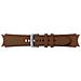 Bracciale Galaxy Watch 4 Classic Hybride 20mm 115mm S / M In Pelle Resistente, Marrone - Foto miniatura 2